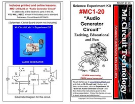 MC1-20 ** Mr Circuit Science ** Experiment Kit  -AUDIO GENERATOR - £6.19 GBP