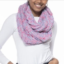 INC International Concepts Popcorn Speckled Infinity Scarf Pink New - £14.60 GBP