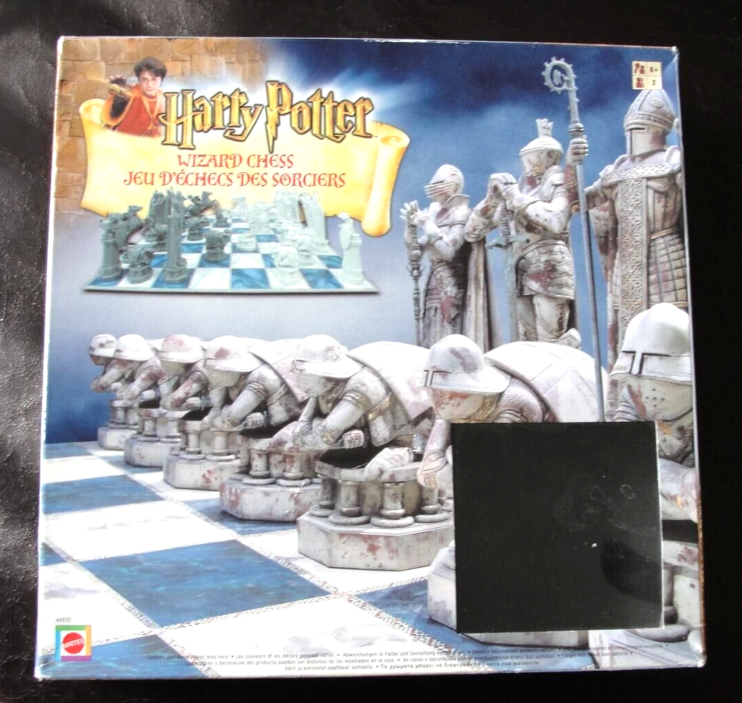 Harry Potter Wizard Chess Set *COMPLETE* Mattel 2002 - $16.82