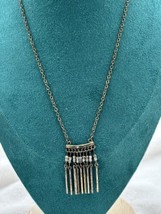 American Eagle Outfitters Necklace With Tassels 15” Long W/2 1/2” Extens... - £7.64 GBP