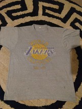 Vtg Los Angeles Lakers 86-87 World Champs Single Stitch T Shirt - £37.86 GBP