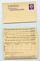 15 Baltimore and Ohio Railroad Property Consigned Has Arrived Postcards - $29.67