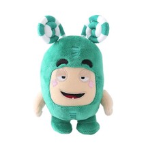 Oddbods Plush Cartoon Zee Cute Plushies 18cm Toy Action Figure Green Doll - £12.48 GBP