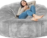 With A Liner, The Taotique 6Ft Giant Bean Bag Chair Cover Is A Washable,... - $90.97
