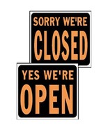HY-KO Products SP-113 Open/Closed Reversible Jumbo Plastic Sign, 15&quot; x 19&quot;, - $23.79