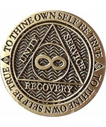 Infinity Eternal AA Medallion Reflex Antique Chocolate Bronze Chip - £2.31 GBP