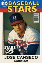 JOSE CANSECO Comic Book Poster Print VINTAGE METAL SIGN 12X8IN Athletics Pz - $24.74