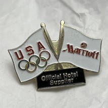 Marriott United States Olympics USA Olympic Games Advertising Lapel Hat Pin - £6.26 GBP