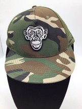 Monkey Sport Skater Hat by Pepper Foster - Camo SnapBack New OS - $13.99