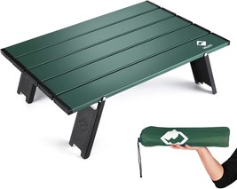 Villey Portable Mini Folding Beach Table, Ultralight Aluminum Side Table... - $35.99