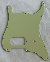 Guitar Pickguard For Fender Stratocaster Start Single Humbucker Vintage Green - £8.48 GBP