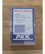 NOS PPK Card Box 25 Cards baseball card box holder plastic lot of 6 - $14.29