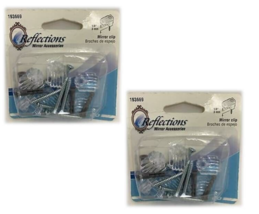 Prime-Line U9002 Mirror Retainer Clip, Acrylic, Clear, 6-PK (2-PACKAGE) - $8.91