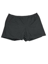 Catherines Plus Size 5X Shorts 34W 36W Black Pull On Stretch Elastic Waist - $18.80