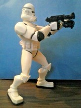     STAR WARS STORM TROOPER WITH ACTION 7&quot; TALL Hasbro LFL 2005 figure  - $6.99