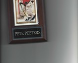 PETE PEETERS PLAQUE PHILADELPHIA FLYERS HOCKEY NHL   C - $0.98