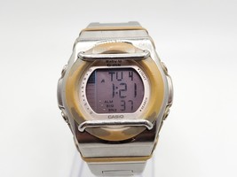 Circa 2005 Casio Women&#39;s MSG160D Baby-G Pink Watch New Batteries 38mm - £32.37 GBP