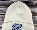 University of North Carolina Tar Heels White Beanie Knit Winter Hat - OSFM - $8.79