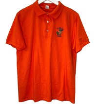 Vintage Florida Gators Polo Shirt Orange Embroidered Logo Size XL Single... - £27.15 GBP
