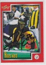 Hines Ward Signed Autographed 1999 Score Football Card - Pittsburgh Stee... - £31.69 GBP