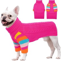 OUOBOB Dog Sweater, Sweaters for Large Size Dogs, Stretchy Pullover Dog Sweater - £29.51 GBP