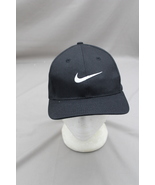 Vintage Hat - Nike White Swoosh Black Body - Adult Snapback - $911.57 MXN