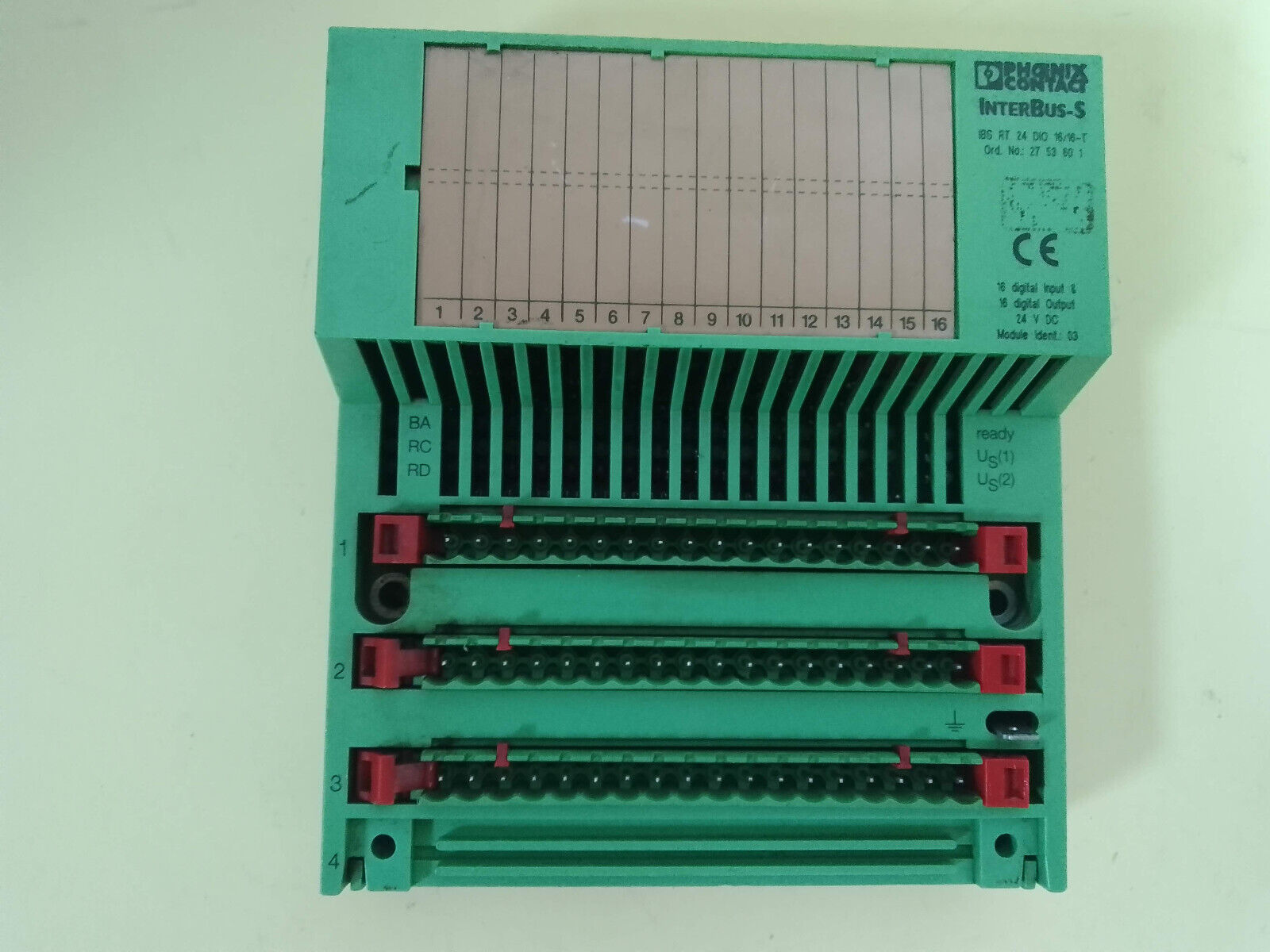 Phoenix contact InterBus-S IB6 RT 24 DIO 16/16-T 2753601 - $21.59
