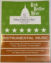 What Child is This? Rich Heffler Advanced Oboe Piano Sheet Music W29135OB NEW - £5.44 GBP