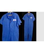 Big Ben Coveralls Size XL Mechanic Short Sleeve Blue Jack Cooper Transpo... - $1,059.44 MXN