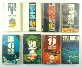 Star Trek James Blish Vintage Science Fiction Lot of 8 Books