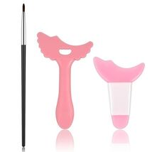 3Pcs Pink Silicone Eyeliner Stencils & Brushes Reusable Makeup Tools - $62.87 MXN 3Pcs Pink Silicone Eyeliner Stencils & Brushes Reusable Makeup Tools - $62.87 MXN