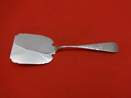 Antique Acid-Etched by Whiting Sterling Waffle Server w/Acid-Etched Stork 8 1/2" - $286.11
