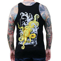 Black Market Art Tank Top Crawl Japanese Tattoo Style Octopus Sea Shirt ... - £20.28 GBP