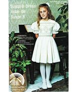 Vintage 1980 Rainbow Hill Susan B Girls Smocked Dress Pattern 7-12 - $12.99