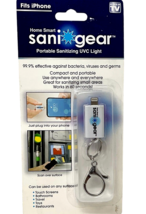 Sani Gear Portable Sanitizing UVC Light Keychain For iPhones - Home Smart - $8.99