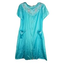 Secret Treasures Grandma Nightgown House Dress  ~ Sz S ~ Blue ~ Knee Len... - £13.36 GBP