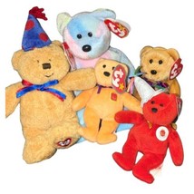 Ty Beanie Babies Five Celebration Lot Featuring Bday With Teenie Beanies... - £14.70 GBP