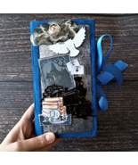 Wizard journal handmade Witch owl ournal Magic junk book thick full - $9,337.11 MXN