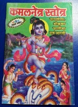 Hindu Kamalnetar Satotar pocket book Hindi Nagleela Krishan Chalisa Aart... - $5.36