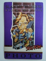 Skid Row Backstage Pass Original 1992 Slave To The Grind Tour Hard Rock Purple - $16.55