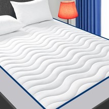 Waterproof Mattress Pad Quilted Bed Cover Matress Protector Cooling Fitt... - £32.05 GBP+