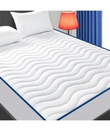 Waterproof Mattress Pad Quilted Bed Cover Matress Protector Cooling Fitt... - £32.05 GBP+