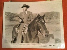 VINTAGE MOVIE FILM STILL PRESS PHOTO PHOTOGRAPH STAGE TO BLUE RIVER WHIP... - $376.60 MXN