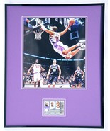 Vince Carter 16x20 Framed Game Used Jersey &amp; Photo Display Toronto Raptors - £62.12 GBP