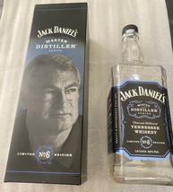 Jack Daniel’s Charcoal Mellowed Tennessee Whiskey Empty Bottle 1L and Box. No.6 - £8.64 GBP