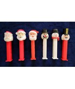 PEZ - CHRISTMAS - Santa Claus Frosty &amp; Nutcracker (Lot Of 6) See All Pic... - $92.36 MXN