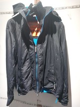 Mens Black Superdry Windcheater Jacket Size S Express Shipping - £24.71 GBP