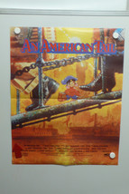 An American TAIL/SEDUCED Lightning Home Video Brochure 1986 - £13.22 GBP