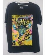 Star Wars T Shirt The Mighty Vader Comic Book Cover Mens Size Large Black - $8.25