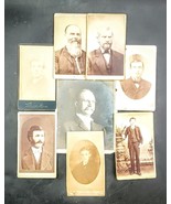 Lot of 8 Antique Cabinet Card &amp; Photos Of Men - €12,00 EUR